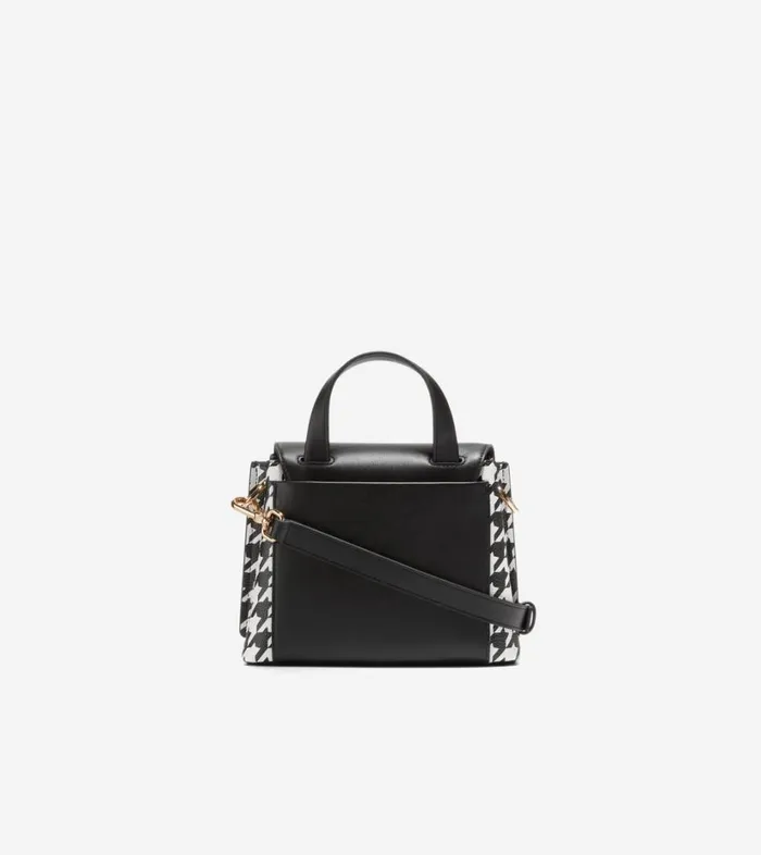 Bags And Backpacks Women Cole Haan Mini Collective Satchel Blackwhite Houndstooth Bags And Backpacks Women Cole Haan Mini Collective Satchel Blackwhite Houndstooth