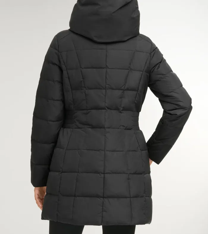 Bags And Backpacks Women Cole Haan Signature Hooded Taffeta Down Coat Black Bags And Backpacks Women Cole Haan Signature Hooded Taffeta Down Coat Black