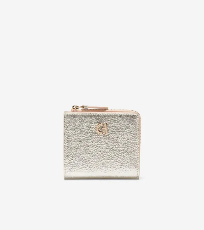 Bags And Backpacks Women Cole Haan Vartan Card Case Gold