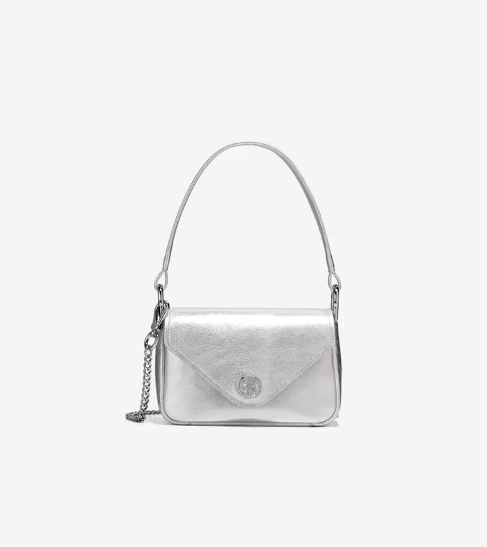 Bags And Backpacks Women Cole Haan Vartan Mini Bag Silver