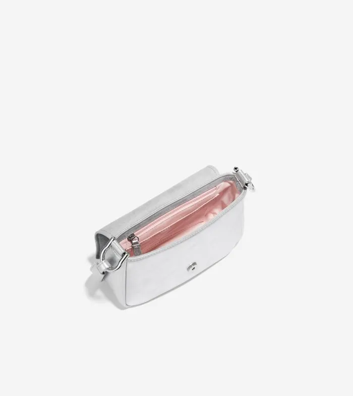 Bags And Backpacks Women Cole Haan Vartan Mini Bag Silver Bags And Backpacks Women Cole Haan Vartan Mini Bag Silver