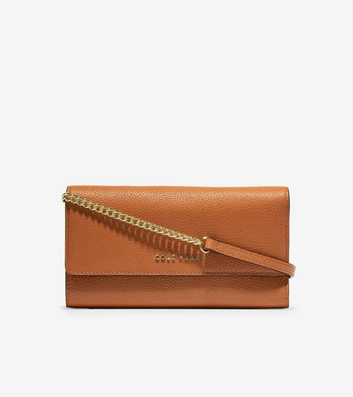 Bags And Backpacks Women Cole Haan WalletOnAChain British Tan