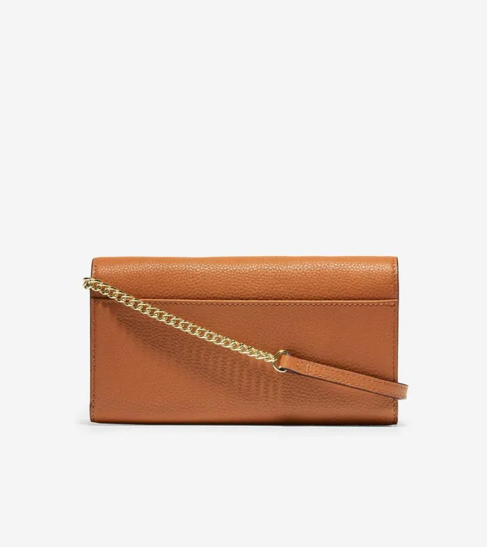 Bags And Backpacks Women Cole Haan Wallet On A Chain British Tan Bags And Backpacks Women Cole Haan Wallet On A Chain British Tan