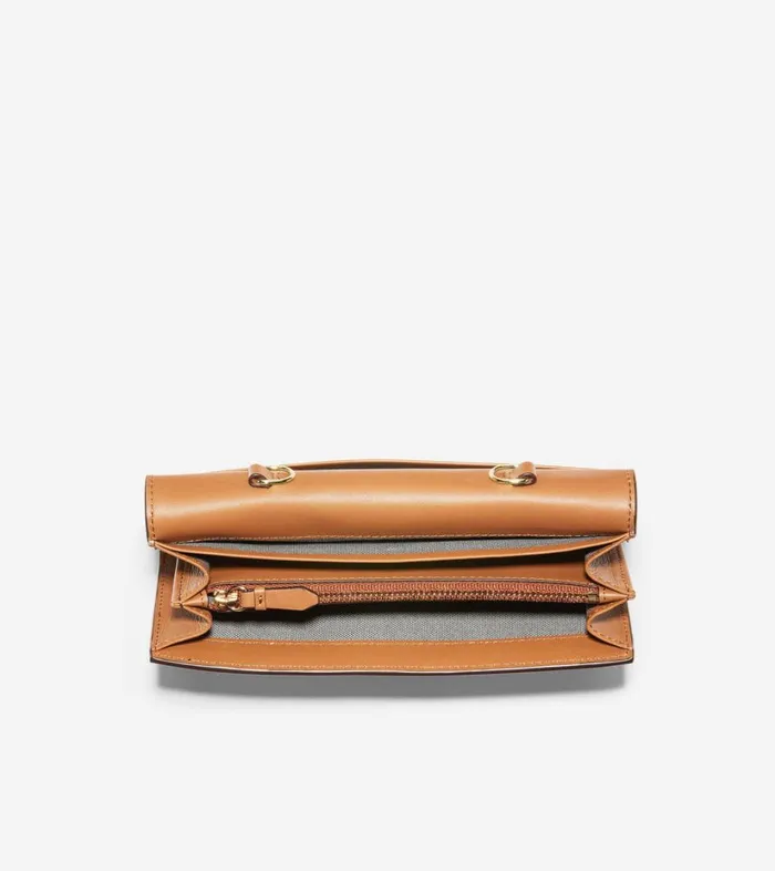 Bags And Backpacks Women Cole Haan Wallet On A Chain British Tan Bags And Backpacks Women Cole Haan Wallet On A Chain British Tan