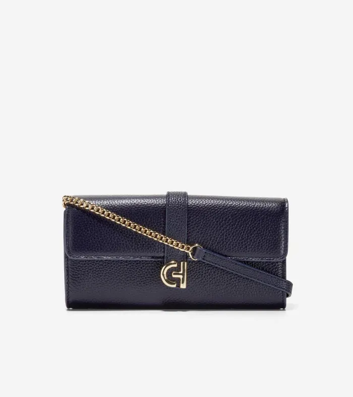 Bags And Backpacks Women Cole Haan WalletOnAChain Evening Blueensign Blue