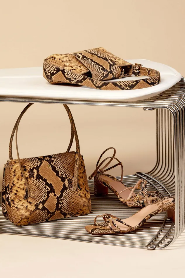 BAGUETTE Bag Python Naturel Women Rouje Bags
