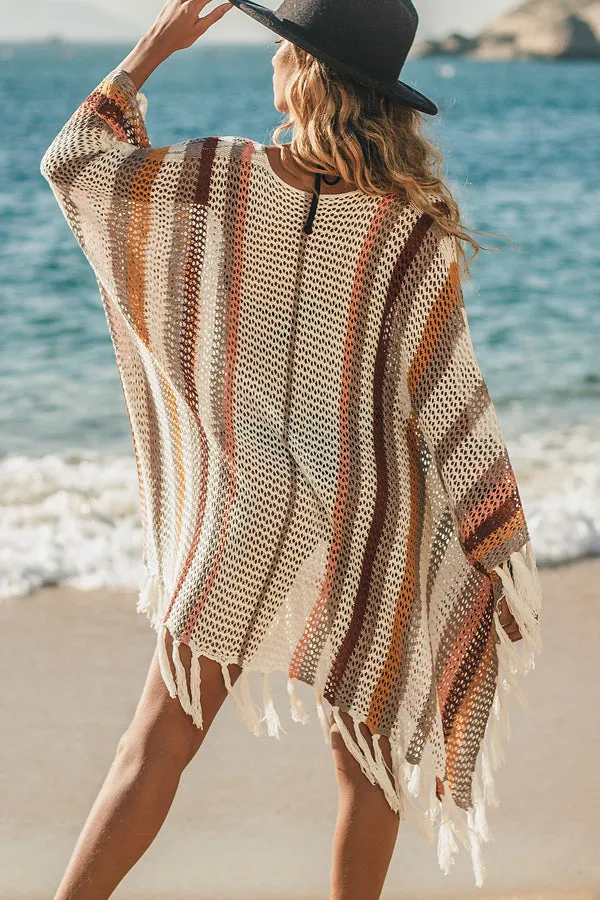 Beachsissi Cover Ups Women Hollow Tassel V Neck Fashion Swimwear Cover Up White Beachsissi Cover Ups Women Hollow Tassel V Neck Fashion Swimwear Cover Up White