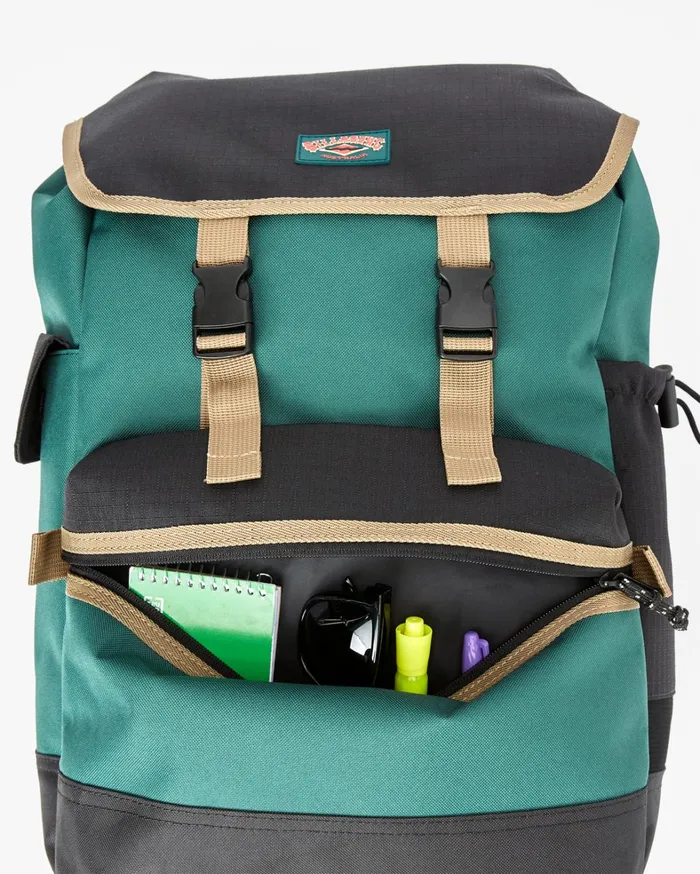 Billabong Backpacks and Luggage Men Journey Rucksack 24L Medium Backpack Deep Teal Billabong Backpacks and Luggage Men Journey Rucksack 24L Medium Backpack Deep Teal