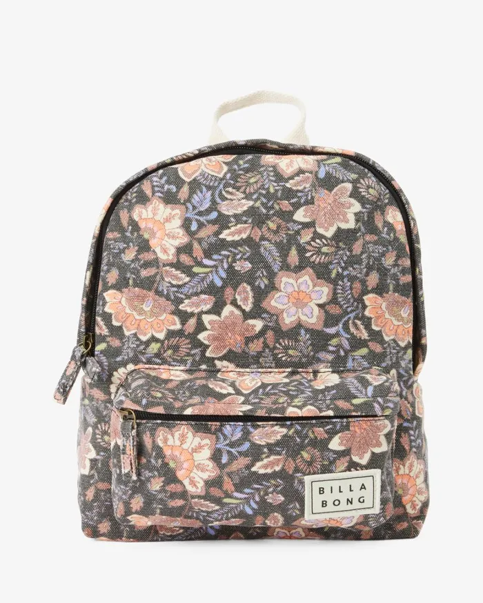 Billabong Backpacks Women Mini Mama Canvas Backpack Black Sands Billabong Backpacks Women Mini Mama Canvas Backpack Black Sands