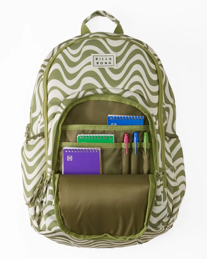 Billabong Backpacks Women Roadie Backpack Green Eyes Billabong Backpacks Women Roadie Backpack Green Eyes