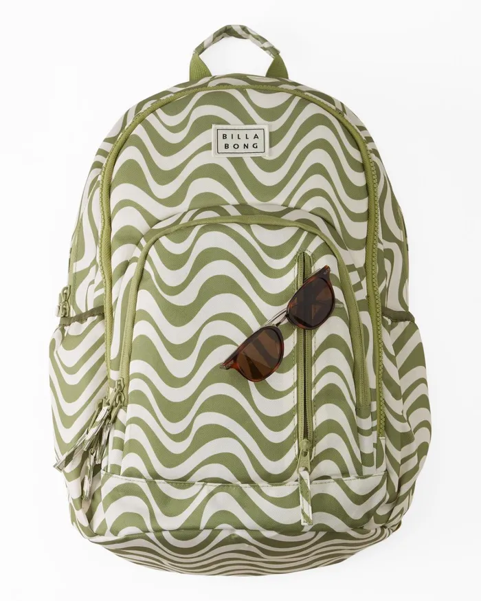 Billabong Backpacks Women Roadie Backpack Green Eyes Billabong Backpacks Women Roadie Backpack Green Eyes