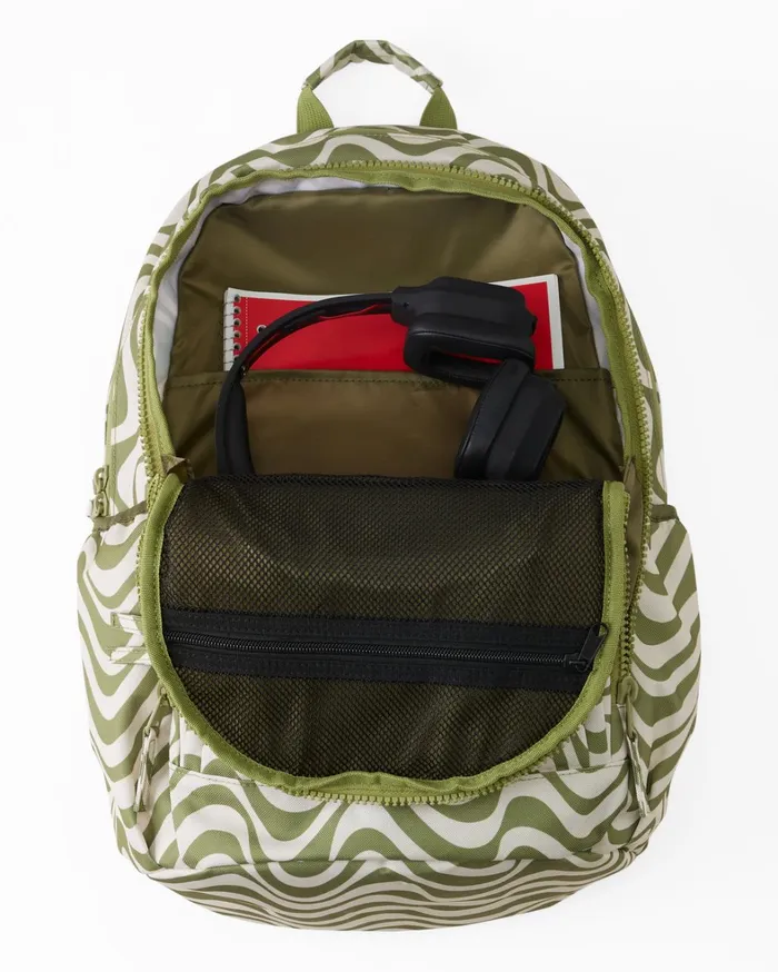 Billabong Backpacks Women Roadie Backpack Green Eyes Billabong Backpacks Women Roadie Backpack Green Eyes