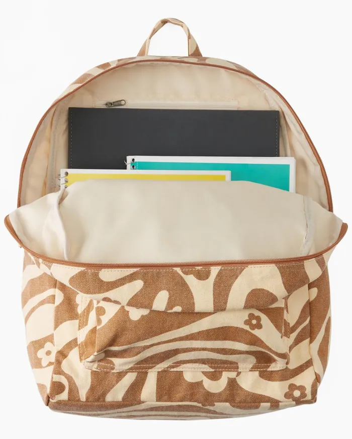 Billabong Backpacks Women Schools Out Canvas Backpack Cider Billabong Backpacks Women Schools Out Canvas Backpack Cider