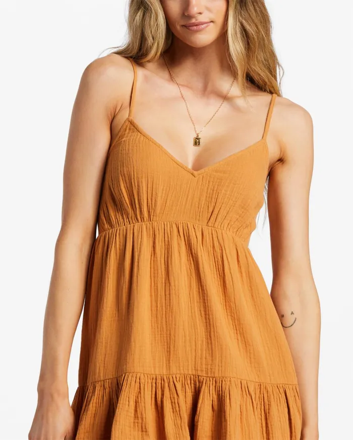 Billabong Beach Cover Ups Women Wave After Wave Mini Dress Summer Spice Billabong Beach Cover Ups Women Wave After Wave Mini Dress Summer Spice