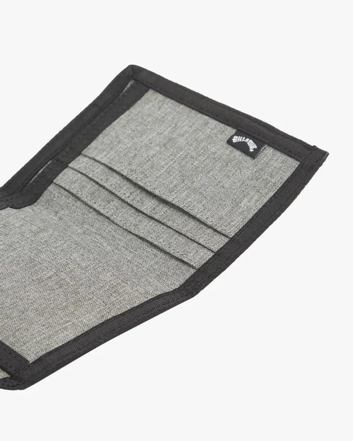 Billabong Belts Men Tribong Lite TriFold Wallet Grey Heather Billabong Belts Men Tribong Lite TriFold Wallet Grey Heather