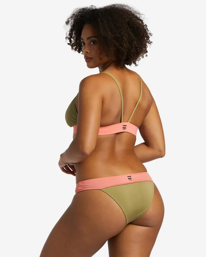 Billabong Bikinis Women ADiv Banded Triangle UPF 50 Bikini Top Cedar Billabong Bikinis Women ADiv Banded Triangle UPF 50 Bikini Top Cedar