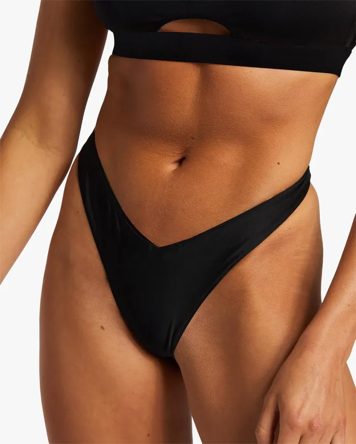 Billabong Bikinis Women ADiv High Leg UPF 50 Bikini Bottoms Black Billabong Bikinis Women ADiv High Leg UPF 50 Bikini Bottoms Black