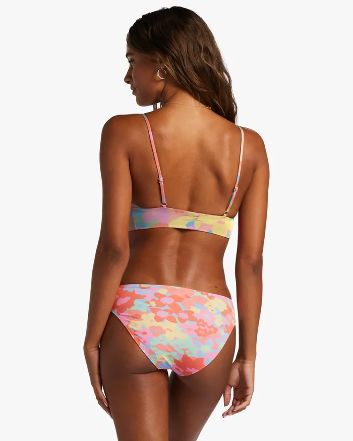 Billabong Bikinis Women Coast Is Clear Lowrider Medium Bikini Bottoms Multi