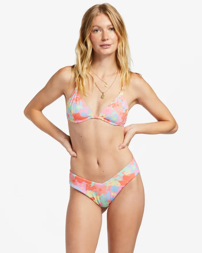 Billabong Bikinis Women Coast Is Clear Reese Underwired Bikini Top Multi