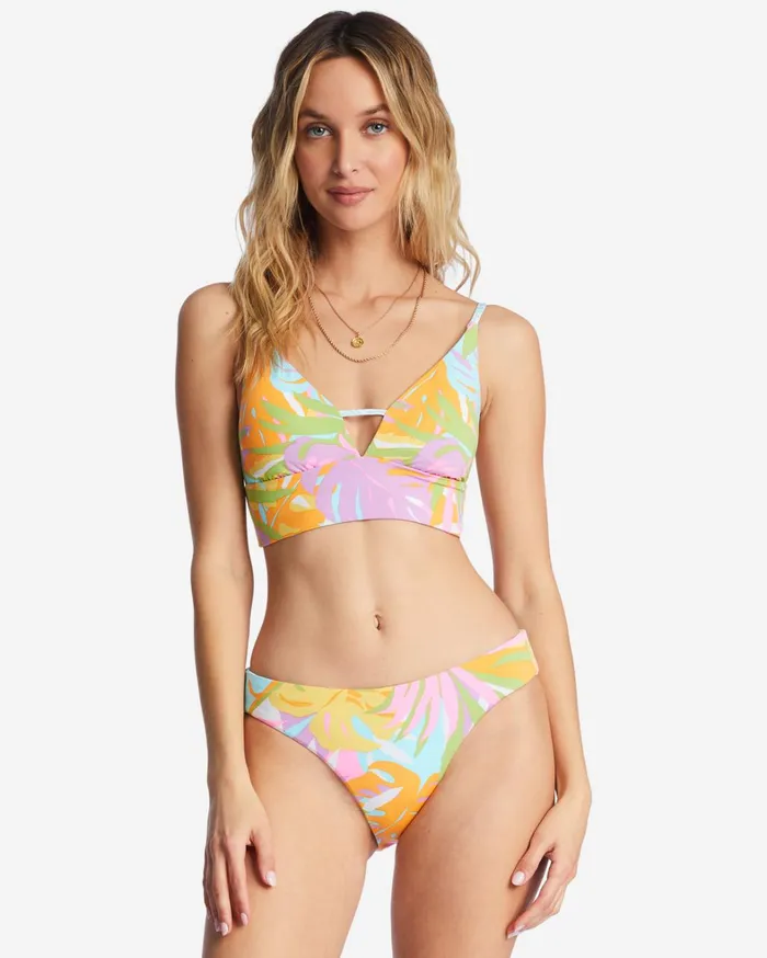 Billabong Bikinis Women Dreamland Reversible Cami Bikini Top Multi