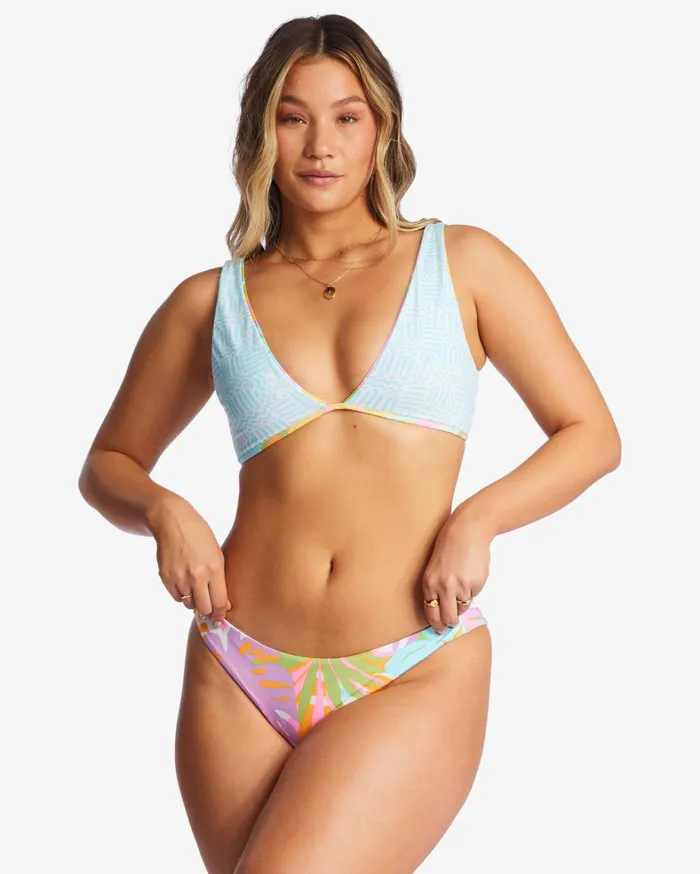 Billabong Bikinis Women Dreamland Reversible Tanga Bikini Bottoms Multi Billabong Bikinis Women Dreamland Reversible Tanga Bikini Bottoms Multi