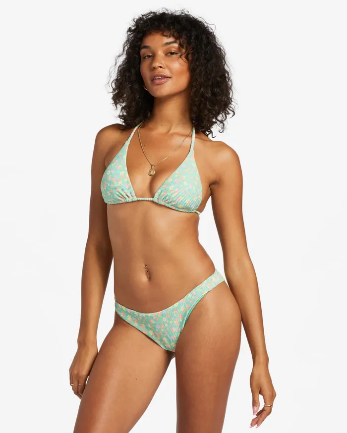 Billabong Bikinis Women I Sea You Tanlines Triangle Bikini Top Spearmint