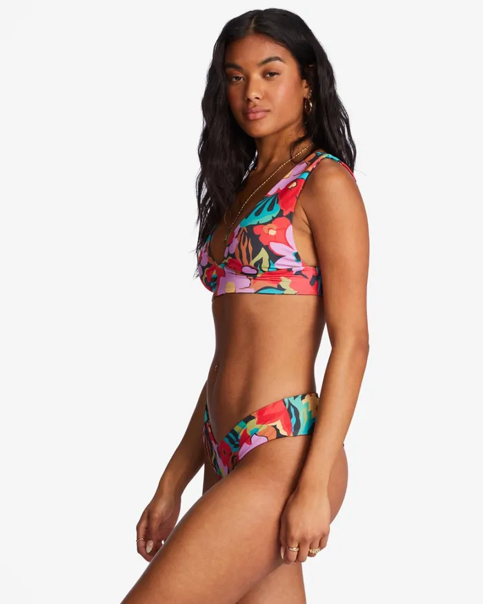 Billabong Bikinis Women Islands Away Rev Reversible Plunge Bikini Top Multi Billabong Bikinis Women Islands Away Rev Reversible Plunge Bikini Top Multi