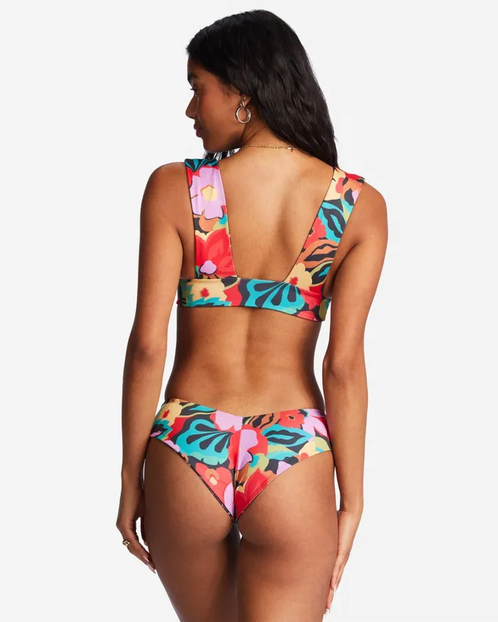 Billabong Bikinis Women Islands Away Rev Reversible Plunge Bikini Top Multi Billabong Bikinis Women Islands Away Rev Reversible Plunge Bikini Top Multi