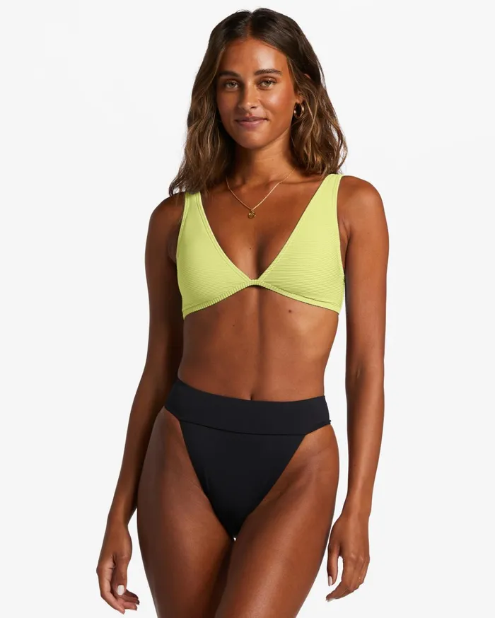 Billabong Bikinis Women Sol Searcher Ava Tank Bikini Top Light Lime