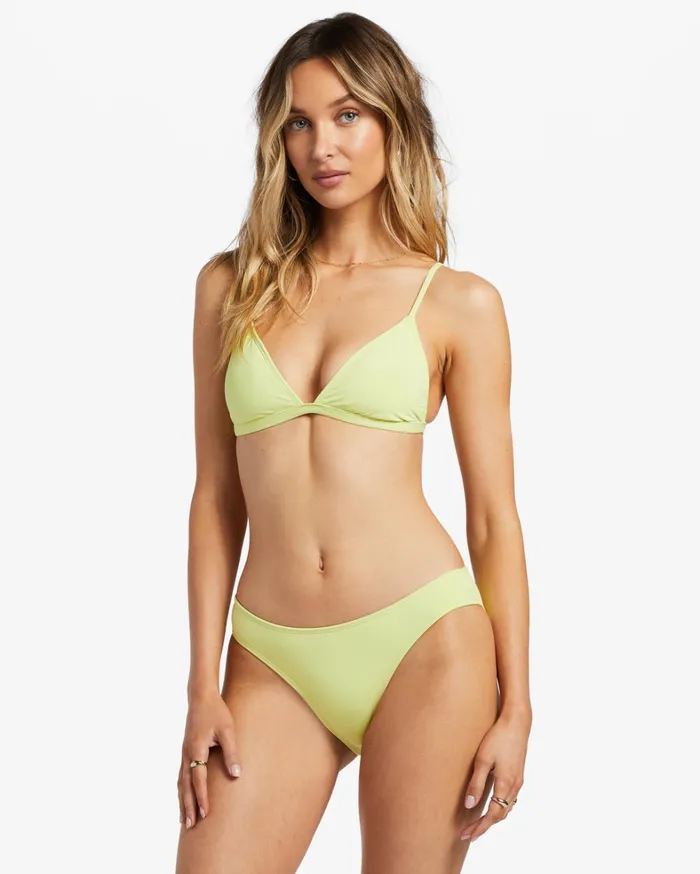 Billabong Bikinis Women Sol Searcher Ceci Triangle Bikini Top Light Lime