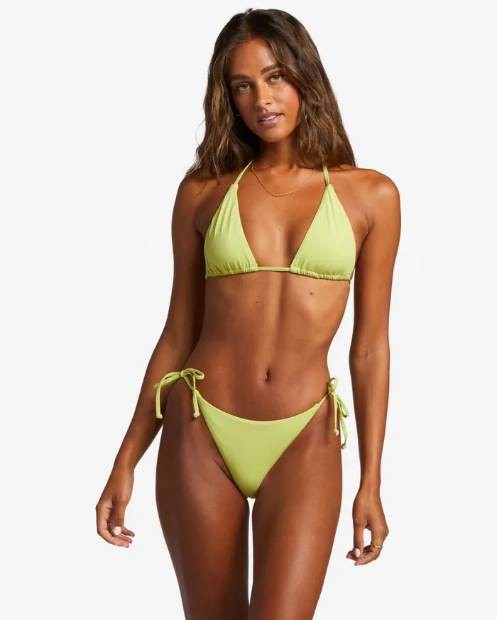 Billabong Bikinis Women Sol Searcher MultiWay Triangle Bikini Top Light Lime Billabong Bikinis Women Sol Searcher MultiWay Triangle Bikini Top Light Lime