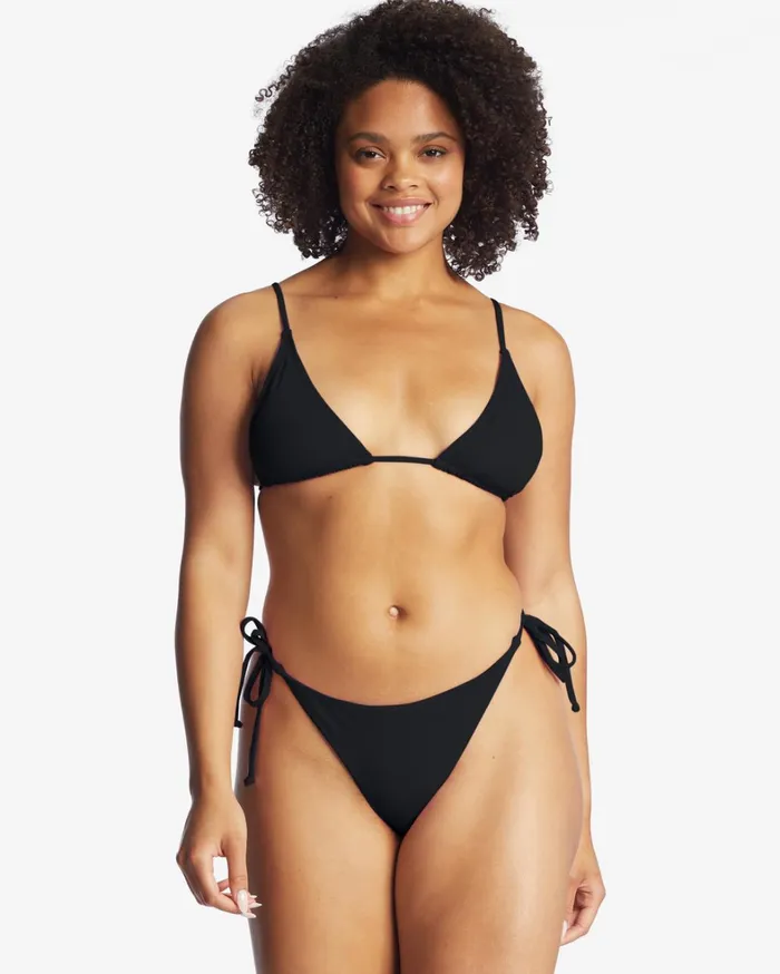 Billabong Bikinis Women Sol Searcher TieSide Tanga Bikini Bottoms Black Pebble Billabong Bikinis Women Sol Searcher TieSide Tanga Bikini Bottoms Black Pebble