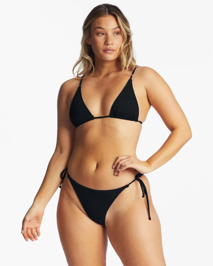 Billabong Bikinis Women Sol Searcher TieSide Tanga Bikini Bottoms Black Pebble Billabong Bikinis Women Sol Searcher TieSide Tanga Bikini Bottoms Black Pebble