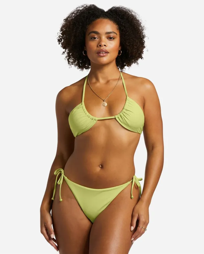 Billabong Bikinis Women Sol Searcher TieSide Tanga Bikini Bottoms Light Lime Billabong Bikinis Women Sol Searcher TieSide Tanga Bikini Bottoms Light Lime