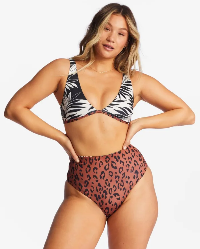 Billabong Bikinis Women Spotted In Paradise Ava Reversible Tank Bikini Top Multi