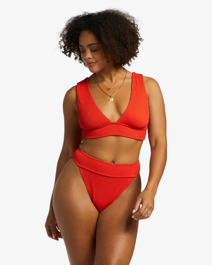 Billabong Bikinis Women Summer High Aruba Bikini Bottoms Red Aloha Billabong Bikinis Women Summer High Aruba Bikini Bottoms Red Aloha