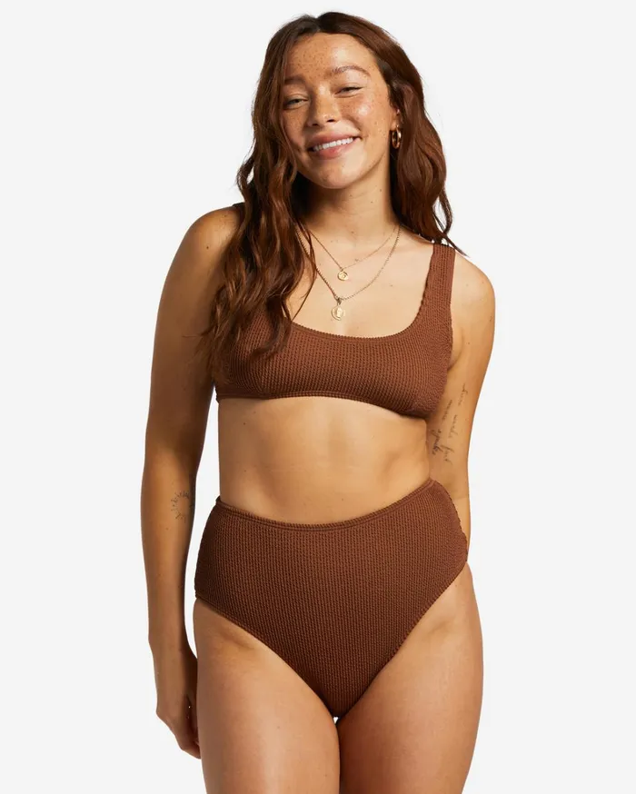 Billabong Bikinis Women Summer High Bralette Bikini Top Toasted Coconut Billabong Bikinis Women Summer High Bralette Bikini Top Toasted Coconut