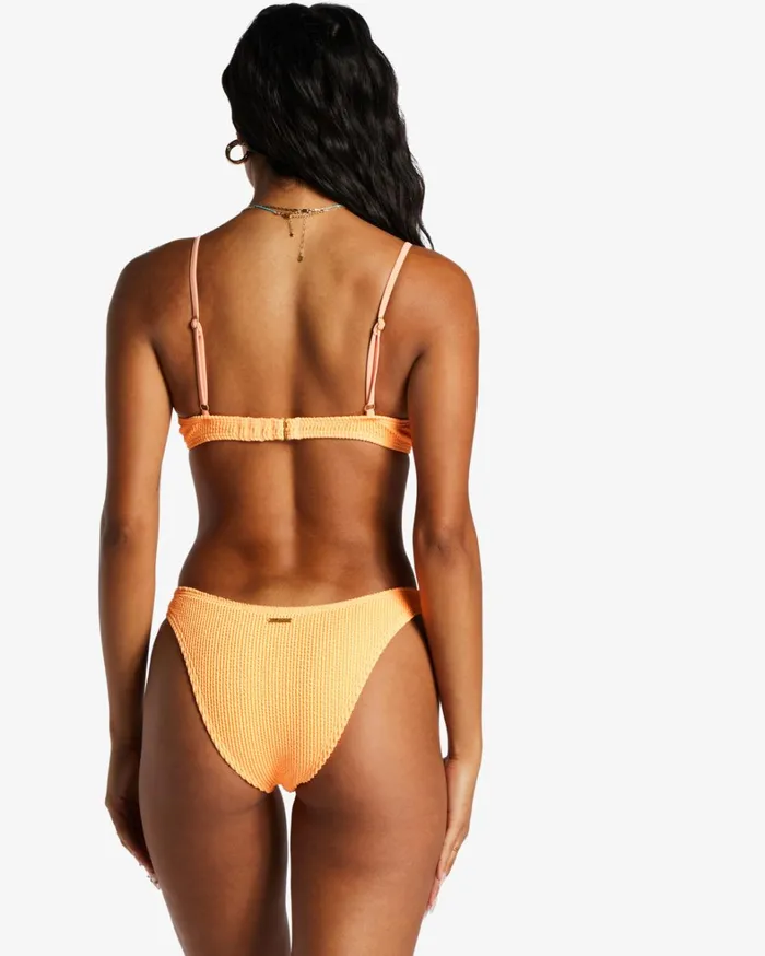 Billabong Bikinis Women Summer High Hike Bikini Bottoms Tangy Tangerine