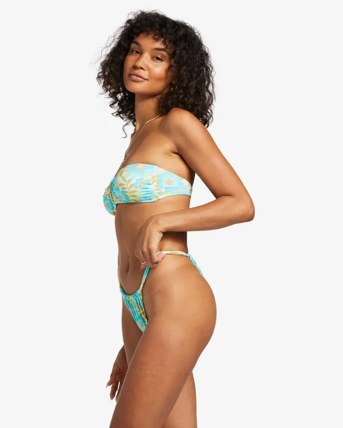 Billabong Bikinis Women Summer Sky Ruched Hike Skimpy Bikini Bottoms Multi Billabong Bikinis Women Summer Sky Ruched Hike Skimpy Bikini Bottoms Multi