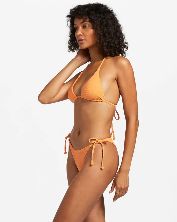 Billabong Bikinis Women Tanlines Multi Triangle Bikini Top Orange Peel Billabong Bikinis Women Tanlines Multi Triangle Bikini Top Orange Peel