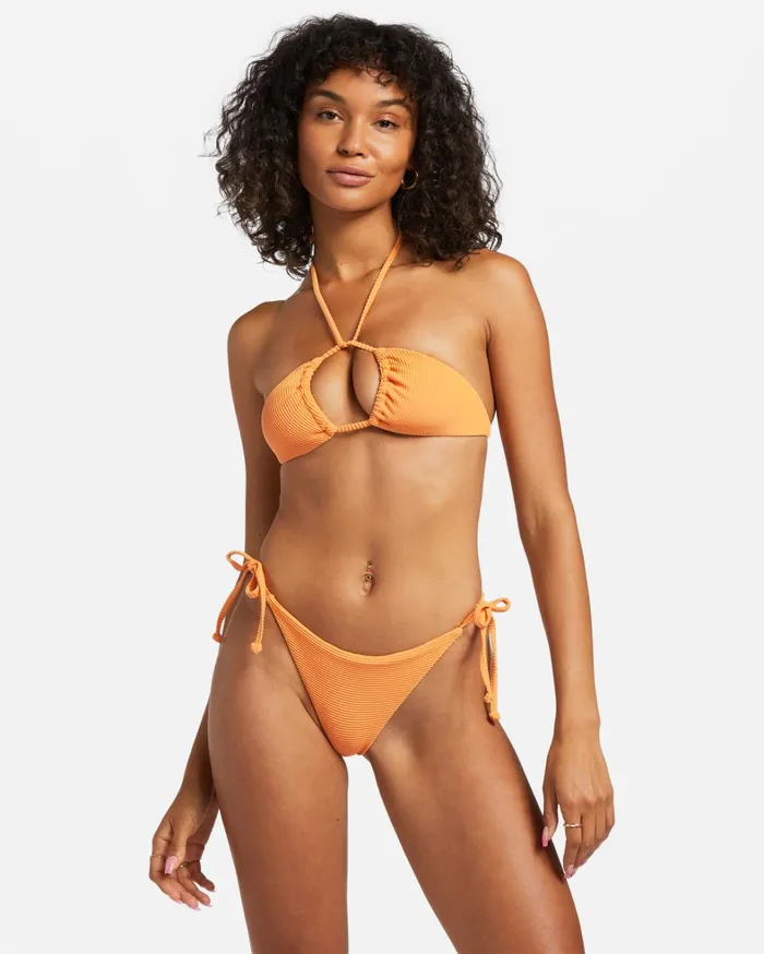 Billabong Bikinis Women Tanlines Multi Triangle Bikini Top Orange Peel Billabong Bikinis Women Tanlines Multi Triangle Bikini Top Orange Peel