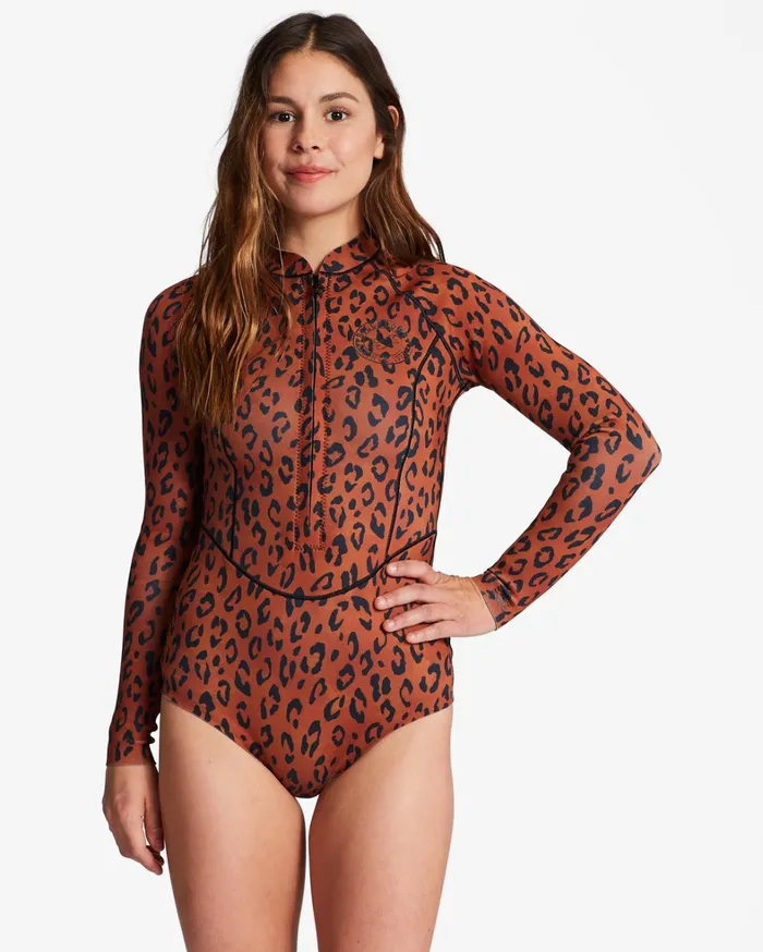 Billabong Billabong Surf Capsule Women 11 Salty Dayz Light Long Sleeve Spring Suit Spotted Billabong Billabong Surf Capsule Women 11 Salty Dayz Light Long Sleeve Spring Suit Spotted