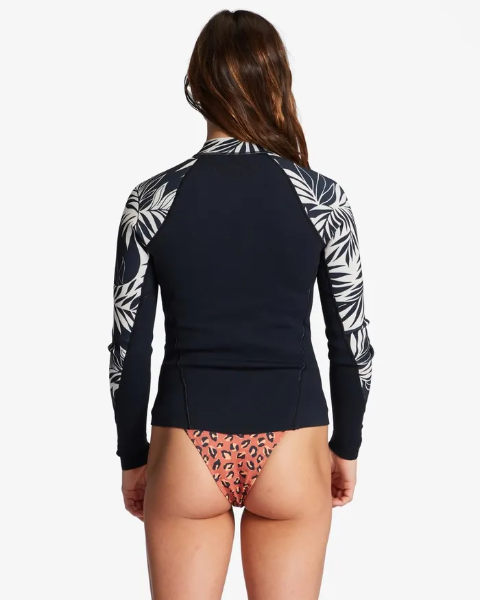 Billabong Billabong Surf Capsule Women 1mm Peeky Wetsuit Jacket In Paradise Billabong Billabong Surf Capsule Women 1mm Peeky Wetsuit Jacket In Paradise