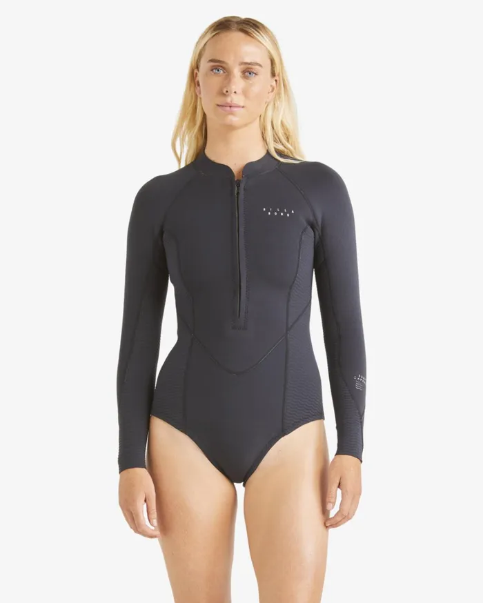 Billabong Billabong Surf Capsule Women 22 Salty Dayz Long Sleeve Spring Suit Black Billabong Billabong Surf Capsule Women 22 Salty Dayz Long Sleeve Spring Suit Black