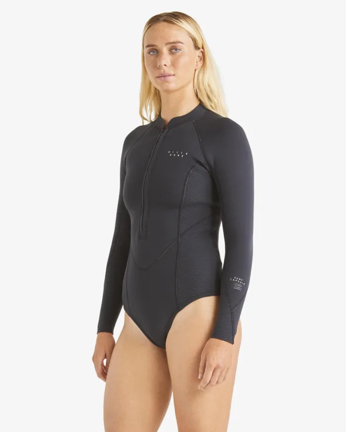 Billabong Billabong Surf Capsule Women 22 Salty Dayz Long Sleeve Spring Suit Black Billabong Billabong Surf Capsule Women 22 Salty Dayz Long Sleeve Spring Suit Black