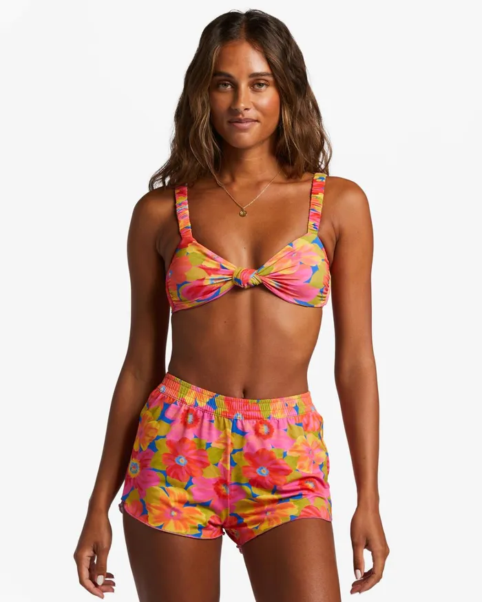 Billabong Boardshorts Women Sunny Coast Swim Elastic Waist Multi