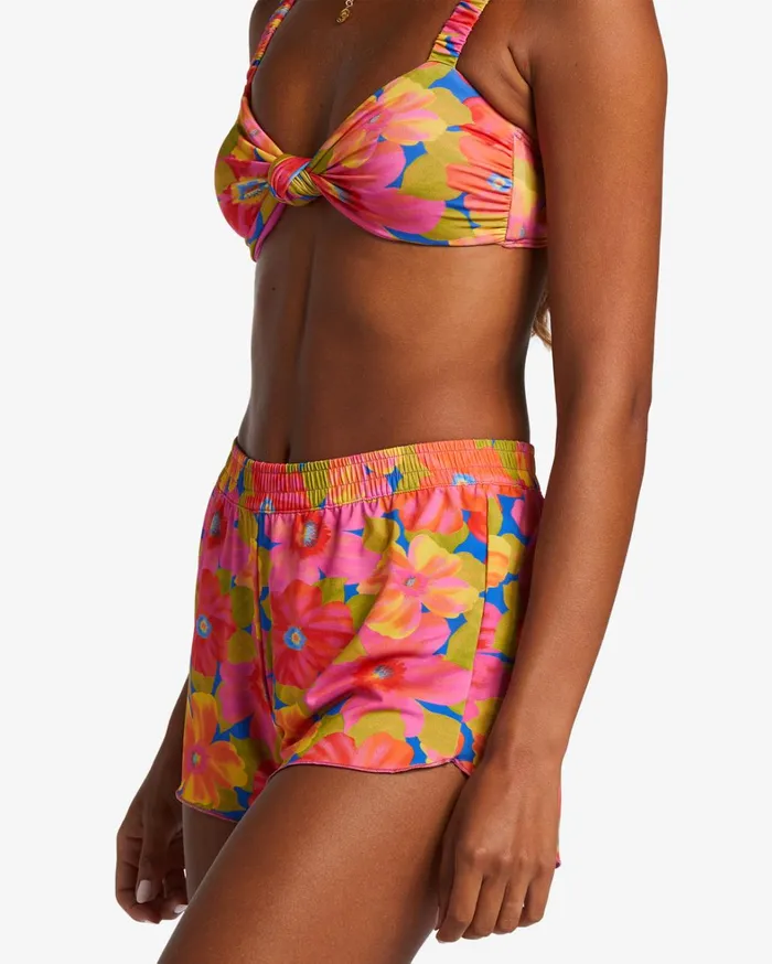 Billabong Boardshorts Women Sunny Coast Swim Elastic Waist Multi Billabong Boardshorts Women Sunny Coast Swim Elastic Waist Multi