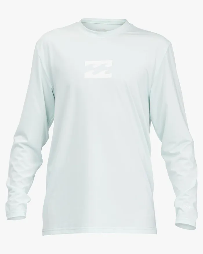 Billabong Boys039 Rashguards and Surf Tees Men Boy039s 27 All Day Wave Loose Fit Long Sleeve Surf Tee White Billabong Boys039 Rashguards and Surf Tees Men Boy039s 27 All Day Wave Loose Fit Long Sleeve Surf Tee White