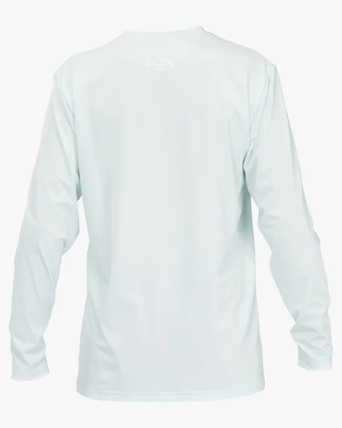 Billabong Boys039 Rashguards and Surf Tees Men Boy039s 27 All Day Wave Loose Fit Long Sleeve Surf Tee White Billabong Boys039 Rashguards and Surf Tees Men Boy039s 27 All Day Wave Loose Fit Long Sleeve Surf Tee White