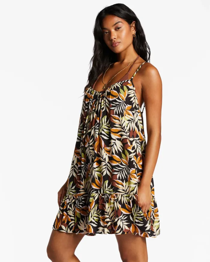 Billabong Dresses Women Beach Vibes Swim Cover Up Black Pebble Billabong Dresses Women Beach Vibes Swim Cover Up Black Pebble